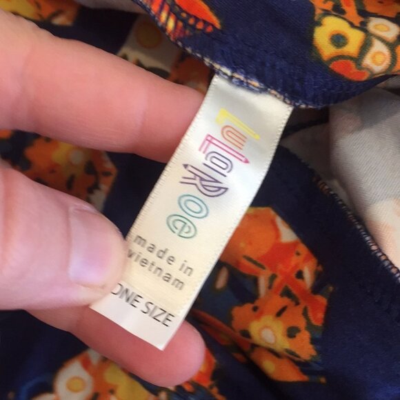 OS NWOT LuLaRoe Leggings F01 598 - Picture 3 of 3